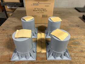222355 Mars 93603 6 Inch Heavy Duty Heat Pump Riser Set Of 4