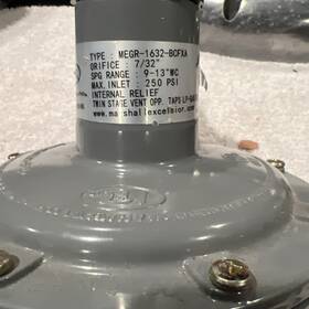 Megr-1632-cff Marshall Excelsior Integral Two Twin Stage Propane Regulator 1/4 Inch - 3/4 Npt 9-13 Wc