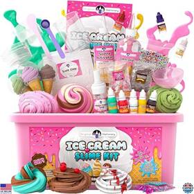 B084dpvzsw Martha Stewart Diy Ice Cream Slime Kit For Girls - Butter Cloud And Foam Creative Toy 8-10