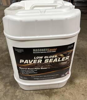 300105 Masonrysaver Low Gloss Paver Sealer 5 Gallons Water Based Exterior Masonry