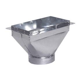 Rbf10x4x6 Master Flow 10 Inch X 4 To 6 Register Box With Flange