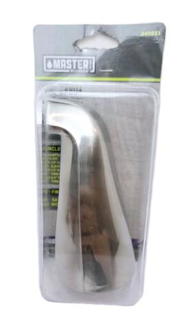 249933 Master Plumber Universal Satin Nickel Finish Tub Spout With Adaptors