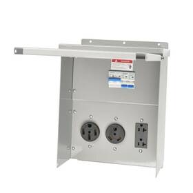 Rvb500 Matell Temporary Power Outlet Panel Weatherproof Rv Electrical Breaker Box With
