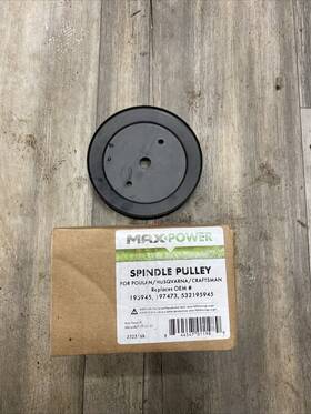 532195945 Maxpower 332516b Spindle Pulley For Craftsman Husqvarna 195945 197473