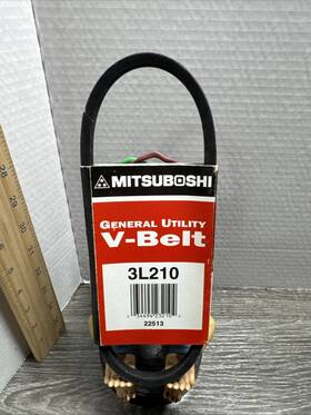 3l210a Mbl Usa Mitsuboshi Fhp 3l210 General Utility V-belt 0.38 Inch W X 21 L For Fractional