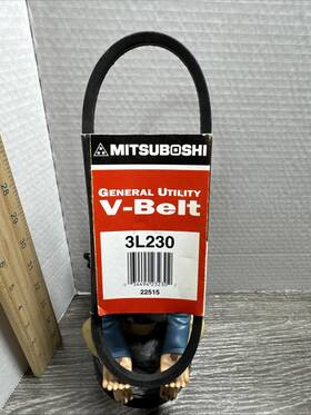 3l230a Mbl Usa Mitsuboshi Fhp 3l230 General Utility V-belt 0.38 Inch W X 23 L For Fractional