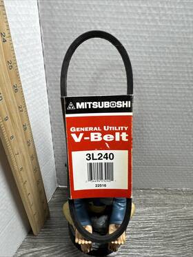 3l240a Mbl Usa Mitsuboshi Fhp 3l240 General Utility V-belt 0.38 Inch W X 24 L For Fractional