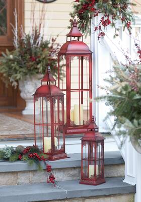 49112ds Melrose Metal Lantern Set Of 3