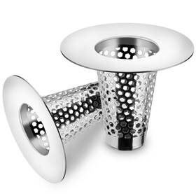 Msj-sd082508n-2 Mestream 2pcs Bathroom Sink Drain Strainers 1 Inch Small Conical Premium Stainless Steel