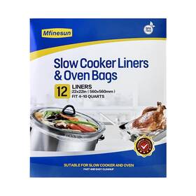 Sf001 Mfinesun Slow Cooker Liners And Oven Bags 12 Count Extra Large Cooking Turkey Bag D