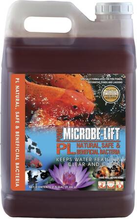 10pl2x5g Microbe-lift Pl Pond And Outdoor Water Garden Cleaner Safe For Live Koi