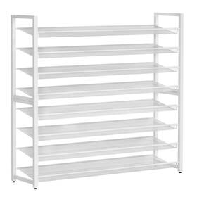 Sry08t1ab Milefa Metal Shoe Rack Large 8 Tier Organizer Heavy Duty 8-tier Stackabl