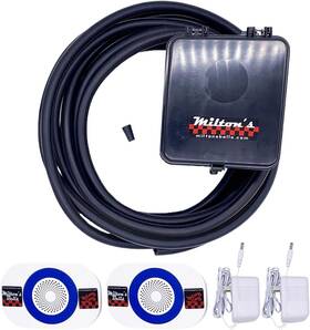 25dwck Miltons Bells Milton S Long-range Driveway Alarm Dual Wireless Chimes Kit