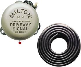 Miltons Bells 313056182164 - Milton Ins Driveway Bell Kit With 25 Signal Hose Dur