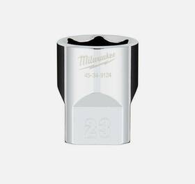 45-34-9124 Milwaukee 1/2 Drive 23mm Metric 6-point Socket With Four Flat Sides