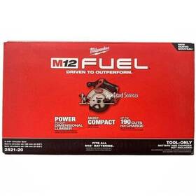 64654894 Milwaukee 2521-20 M12 Fuel 5-3/8 Inch 12v Lithium Ion Brushless Circular Saw
