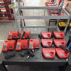 M18-m12 Milwaukee Lot Of 11 Charger New- Open Box