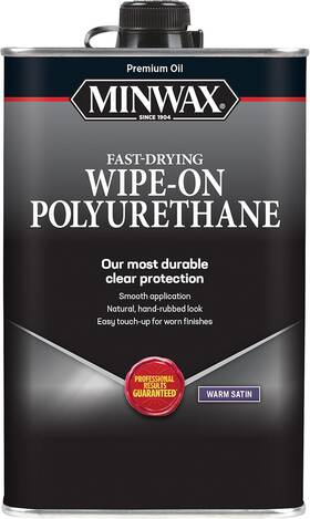40910000 Minwax Wipe-on Poly Pint Satin 16 Fl Oz