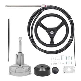 A1612-h1 Misakomo 16 Ft Outboard Rotary Steering System Kit 16ft Boat Control Cable With 12.5 I