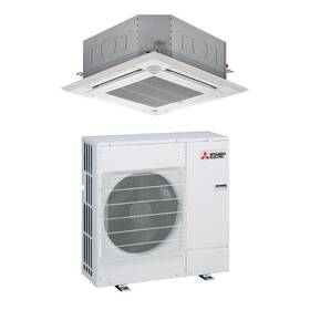 Pla-a24ea8 Mitsubishi 24 000 Btu 16.8 Seer Ceiling Cassette Mini Split Heat Pump System