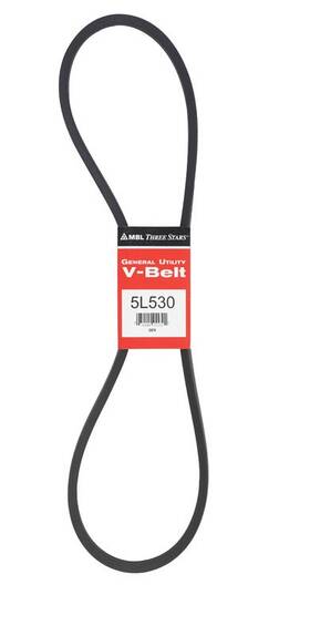 0.63x53in Mitsuboshi 5l530a Fhp 5l V-belt Fractional Hp Motors