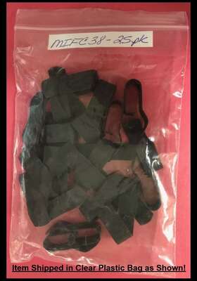 Mize Mifc38-25pk 25 Pk Heavy Duty 3/8 Inch Trailer Wire Frame Clips Black Enamel