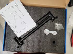 Ac39-rb Modona Adjustable Rain Shower Arm In Rubbed Bronze-nob