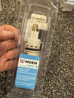 M1222b Moen New Posi Temp Faucet Cartridge