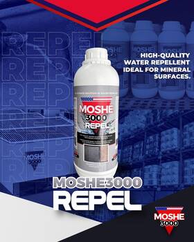 Moshe3000 898707760265 Moshe 3000 Repel - High-performance Water Repellent For Mineral Surfaces