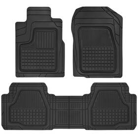 Mt-173 Motor Trend 3-piece Flexgrid Rubber Floor Mats Pre-trimmed For Honda Cr-v Toy