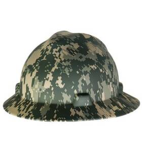 10104254 Msa Freedom Series V-gard Helmet Fas-trac Iii Slotted Camouflage