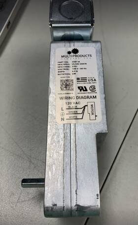 Tb2001 Multi Products 3597a 120v Actuator Cw