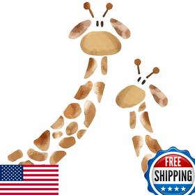 B089fmjtn9 Murwall Kids Wall Decals Nursery Giraffe Sticker Animals Decal Room