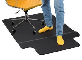 K100 Mushyn Mus Office Chair Mat With Anti Fatigue Cushioned Foam - 2 In 1 Standing Desk