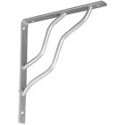 N236-228 National Hardware Ornamental Shelf Bracket Satin Nickel 886780022117