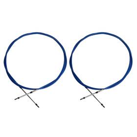 Na-901683-042867-ka Nakkaa Marine Throttle And Shift Control Cable For Outboard Boat Motor Blue 8ft-30ft