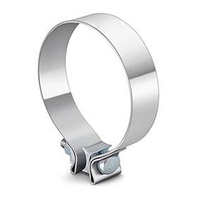 2az0045-4.0 Nansheng 4 Inch Stainless Steel Butt Joint Narrow Band Exhaust Seal Clamp With 4.0 1