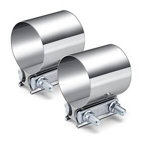 Am00424s3.0 Nansheng 2-amz2 Sy 3.0 Inch Stainless Steel Butt Joint Exhaust Seal Band Clamppcs 2