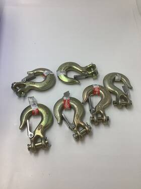 N830-319 National Hardware Qty 6 3256bc 5/16 Inch Clevis Slip Latch Chromate
