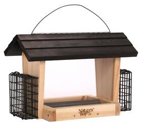 Cwf19 Natures Way Wild Bird And Finch 6 Quart Cedar Hopper Feeder 3 Ports