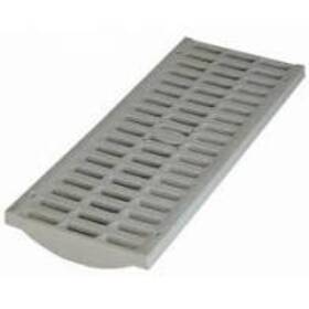 Nds 052063808147 5 Inch Pro Series Channel Drain Plastic Grate 5-1/4ft Wide X 19-5/8ft Long Gray
