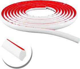 Neatiease 745860990893 Flexible Quarter Round Molding Self Adhesive Peel And 16 Ft White