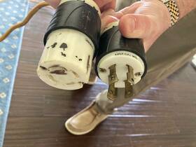 Nema 14-60 Extension Cord 30 Feet 613072885835 Pass And Seymour - 4-prong 55 Amp 12 Ft