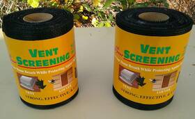 New York Wire 011646941985 2 Rolls Of Vent Screening 6 Inch X100ft Charcoal Fiberglass Part 94198