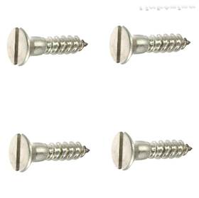 Ls02284f Newprmscrews Flat Head Slotted Wood Screw Kit Hardware Stainless Steel #8x3/4 Inch Pack Of 25