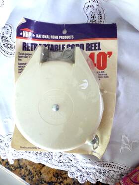 Cl-40 Nhp / National Home Products Retractable Cord Reel 40 Ft All Purpose Heavy Duty
