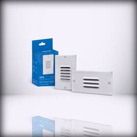 Stp2l120wh Nicor Lighting Stp2 Louvered White Led Step Light Stp2l120 Horizontal/vertical