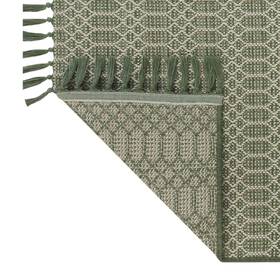 No 494967265846 Better Homes And Gardens 5 X7 Green Tassel Outdoor Rug