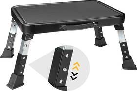 Djd330-tgbk Nobrand 3-level Adjustable Step Stool 330lbs Anti-slip And Locking Legs