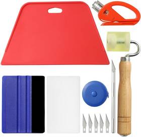 Highway-4 Nobrand Smoothing Tool Kit With Squeegee And Roller For Wallpaper Vinyl Tint Film